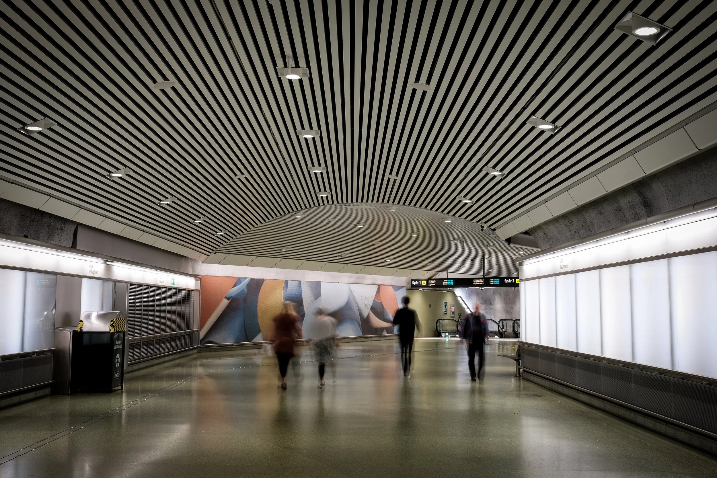 Odenplan Station, Stockholm, Sweden.