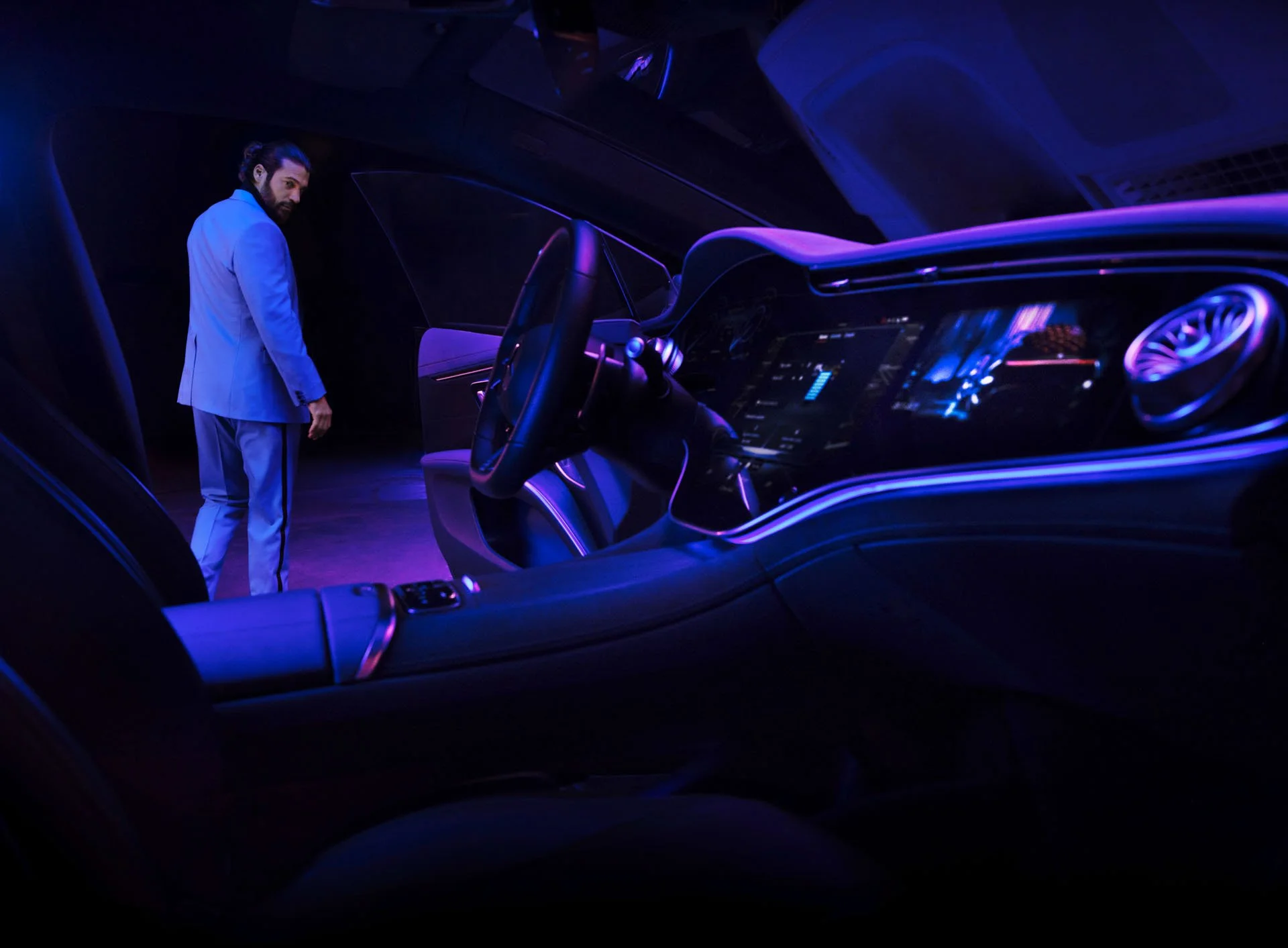 Mercedes Eq series with Can Yaman