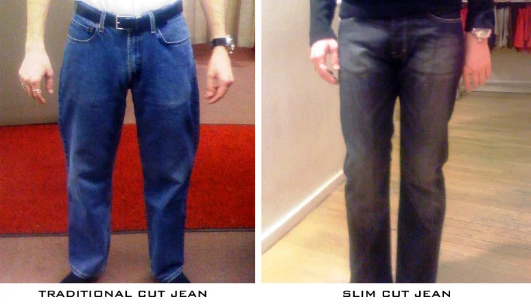 Slim cut vs. regular fit