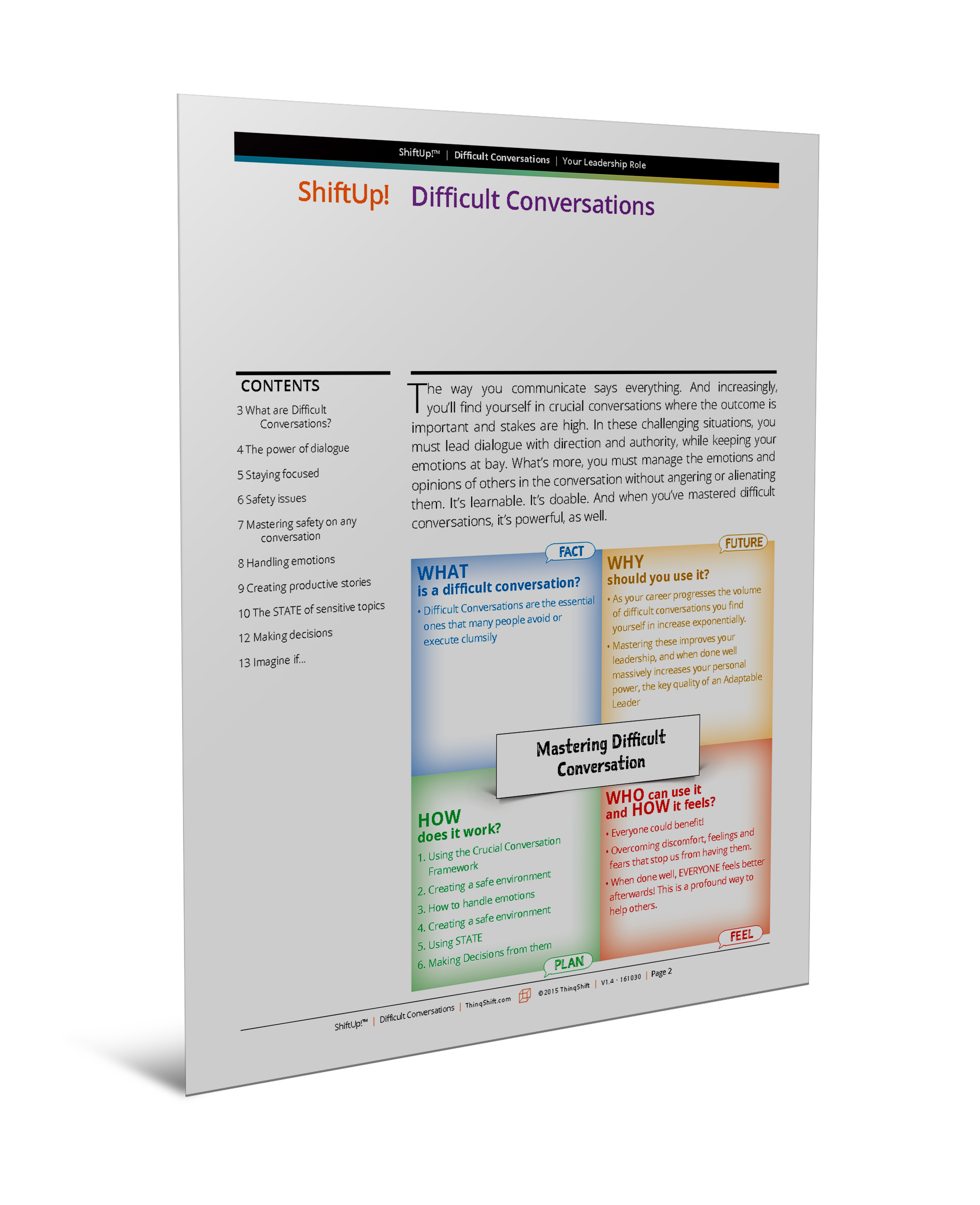 Mastering Difficult Conversations