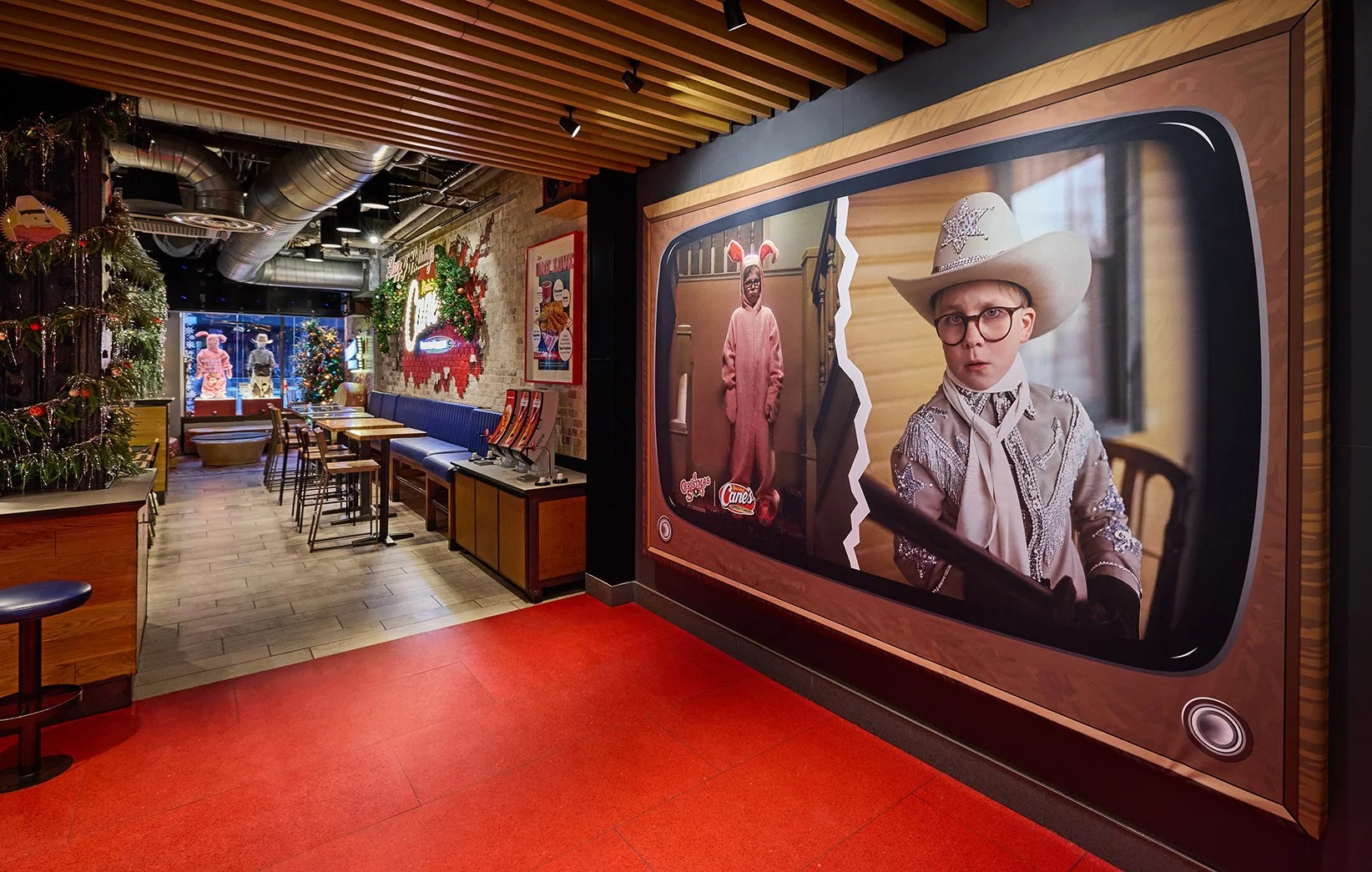 Raising Canes Holiday Movie Mural.jpg
