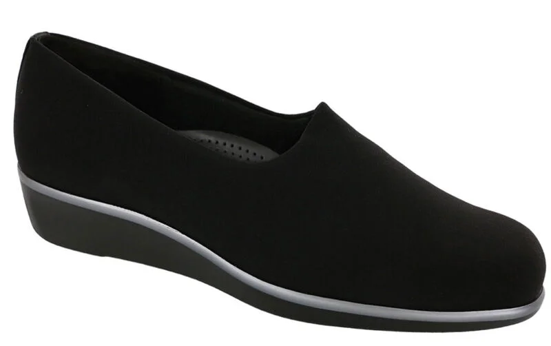 womens black casual dress shoes Mt. Emey 9302 Black