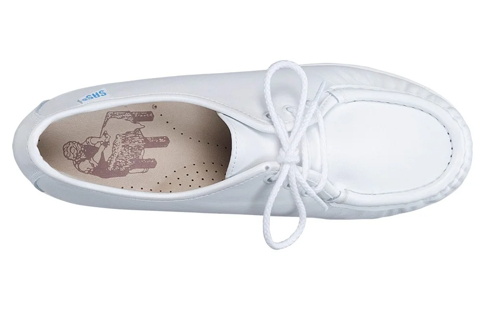 SAS Women's Tour Walking Shoes - White 7.5 Medium, Medicare Approved