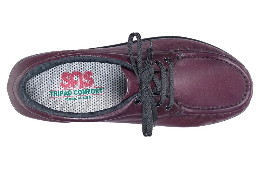 TAKE TIME ANTIQUE WINE — SAS Shoes | San Antonio Shoemakers