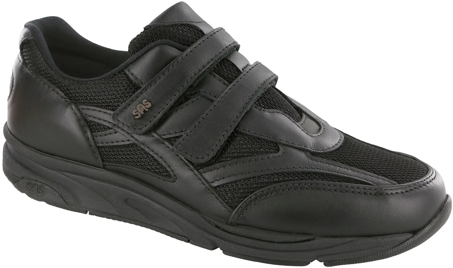 Black Athletic Sas SASBlack Leather Lace Up Athletic Shoes | Mercari main image 2