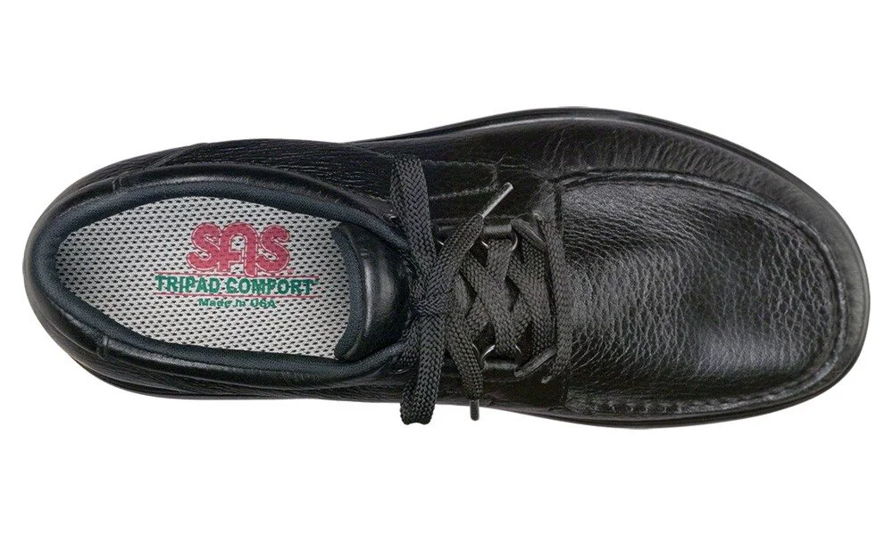 NWOT SAS Men\'s Bout Time Black Leather Moccasin Slip Resistant Shoes Size 11 main_521000_Black_221150737.jpg main image 4