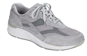 SAS Journey Men\'s Size 10.5 W3 Gray Suede Strap Walking Sneaker Casual Shoes GUC Amazon.com | SAS JV Mesh Adjustable Comfort Walking Sneaker  main image 3
