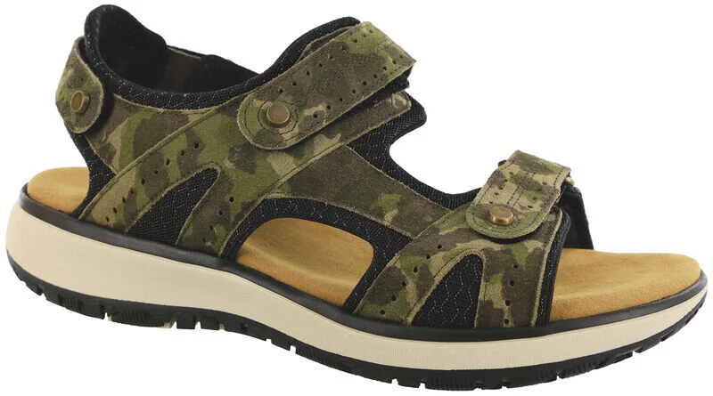 美品　SAS BRAVO ブラック サンダル 8 M 美品 SAS BRAVO ブラック サンダル 8 M Bravo Heel Strap Sandal