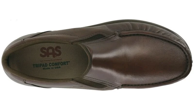 SIDE GORE BROWN — SAS Shoes | San Antonio Shoemakers display picture 3