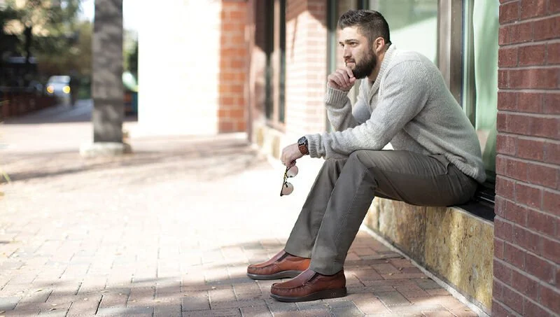 SIDE GORE BROWN — SAS Shoes | San Antonio Shoemakers display picture 2