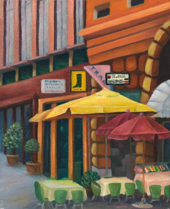 Cafe, Vienna (in private collection)