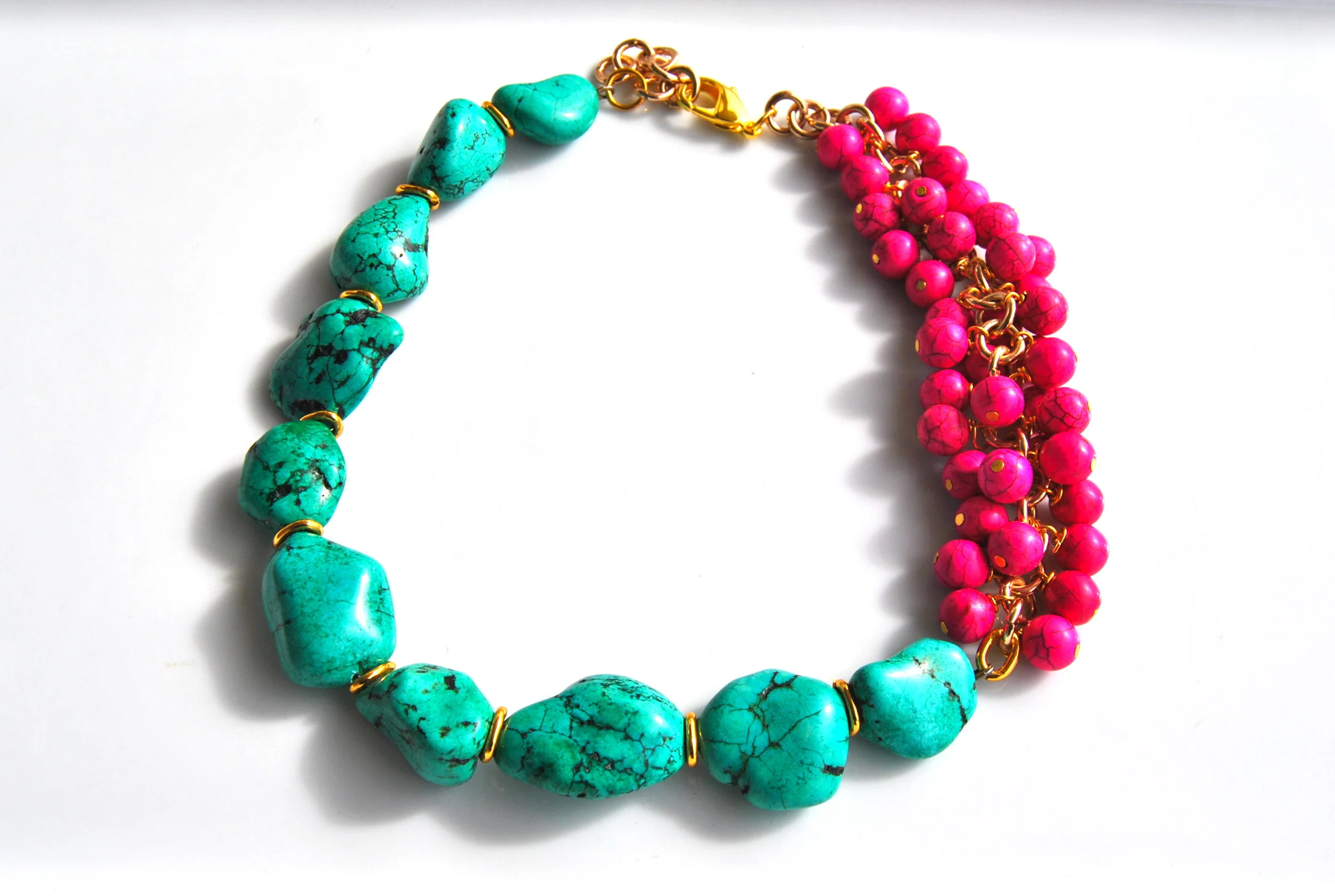  Bali Blossom statement necklace by Very Valero available in store at Gussied Up (1090 Bathurst St. Toronto) 
