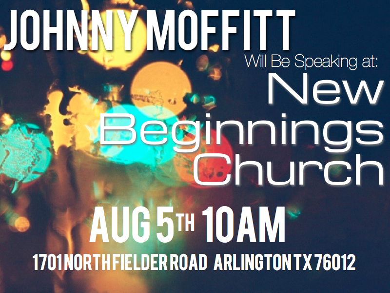 New Beginnings Church New Beginnings Church August 5th at 10 am in Arlington