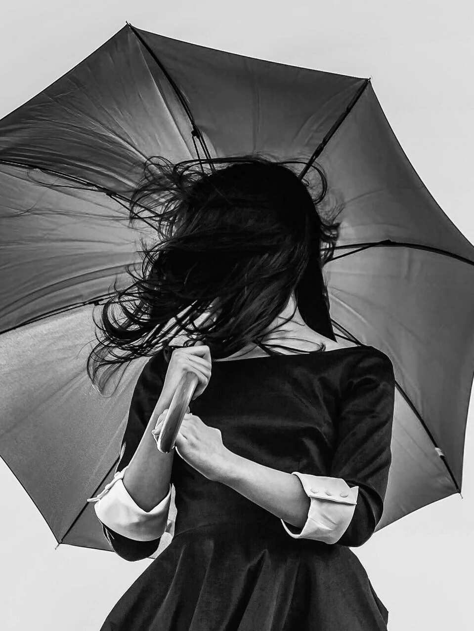 THE GIRL UNDER THE BLACK UMBRELLA.   Loving Her instead of Judging Her.
