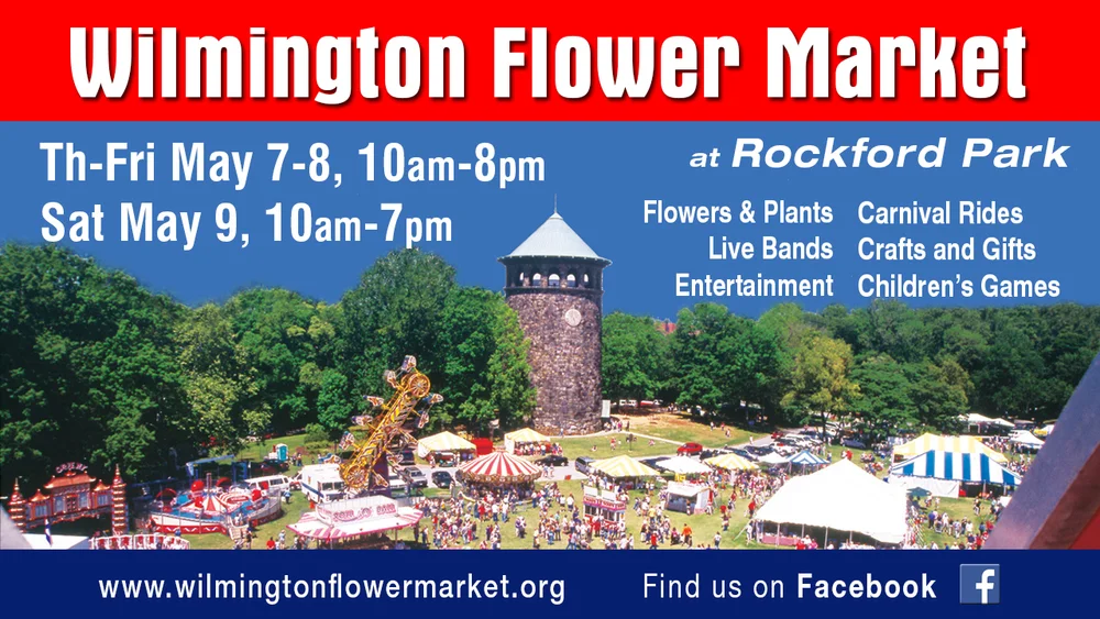 Most Delawarean’s are familiar with this annual event, but for the volunteers, it is a year’s worth of hard work and planning, capped off by a fun-filled three-day event at Rockford Park. The dedicated volunteers of Flower Market work with one goal in mind and that is to help make children’s dreams come true. When you visit the Flower Market, you will feel the excitement. You’ll hear the ring of laughter in the air as children share their delight in all the carnival rides and games. You’ll find a large selection of plants and flowers for your garden, as well as a multitude of crafts and merchant wares for sale. As you stroll through the park and listen to live music performed on the WDEL stage, you’ll find a variety of delicious food, and meet local celebrities such as Miss Delaware. This well-known tradition is held every Mother’s Day weekend, Thursday through Saturday from 10 a.m. to 7 p.m. 