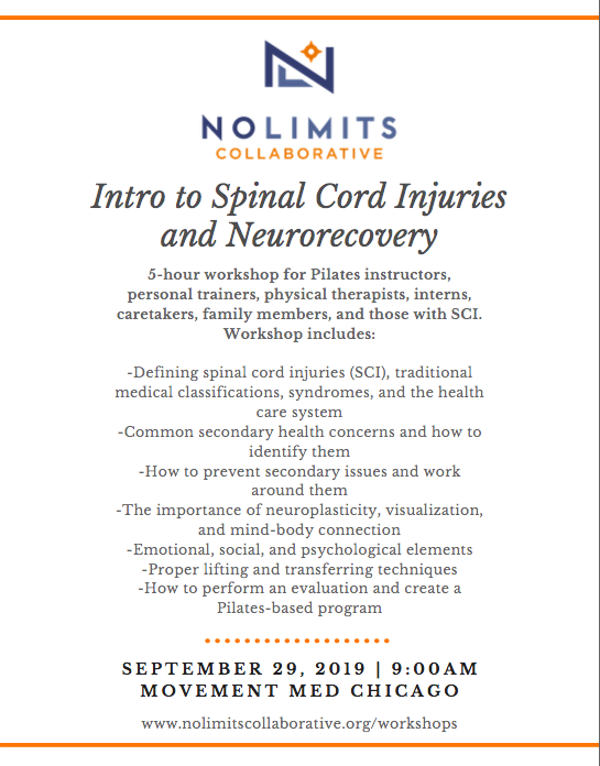 Pilates, Spinal Cord Injury and Neurorecovery. — Movement Med