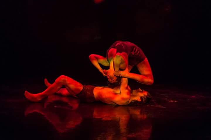 Duet with Jera Wolfe in Red Sky Production's World Premiere of " Backbone" at the Banff Center for the Arts, August 2015