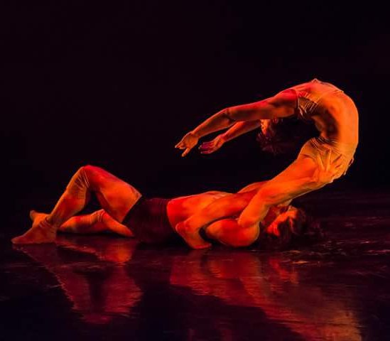 "On pas de deux featuring Wolfe and the wildly flexible Samantha Halas, is incredibly sensual but also nerve-wracking to watch as Halas' body contorts into unfathomable positions."- Review by Broadway world. "Fossil" Choreographed by Sandra Laronde from "Backbone" (Red Sky Performance) Aug 2015, Oct- Nov. 2017