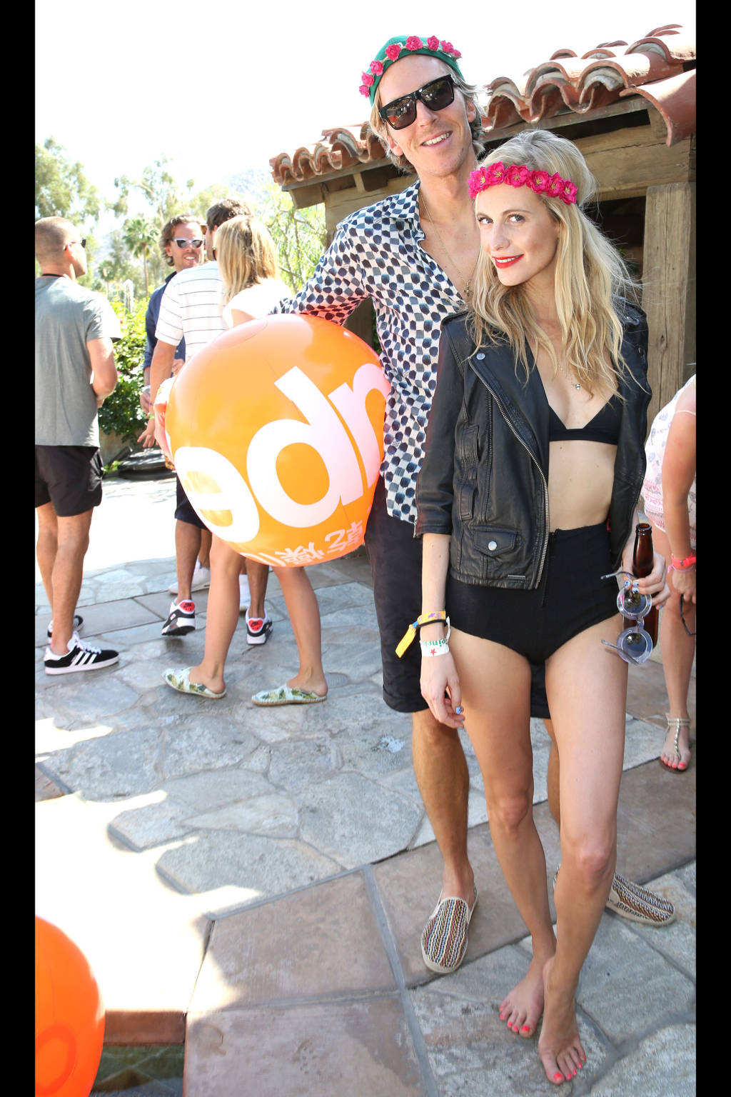 Poppy and James at Coachella for their Bachelor-Bachelorette party!