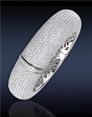 Grande Melange White Gold Bangle 90713067