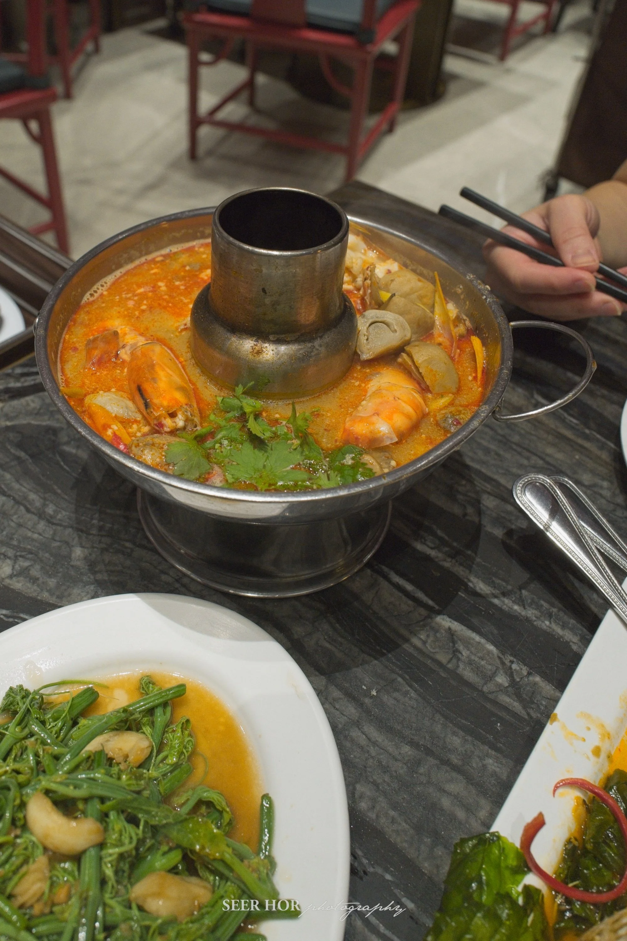 Tom yum going @Somboon Seafood