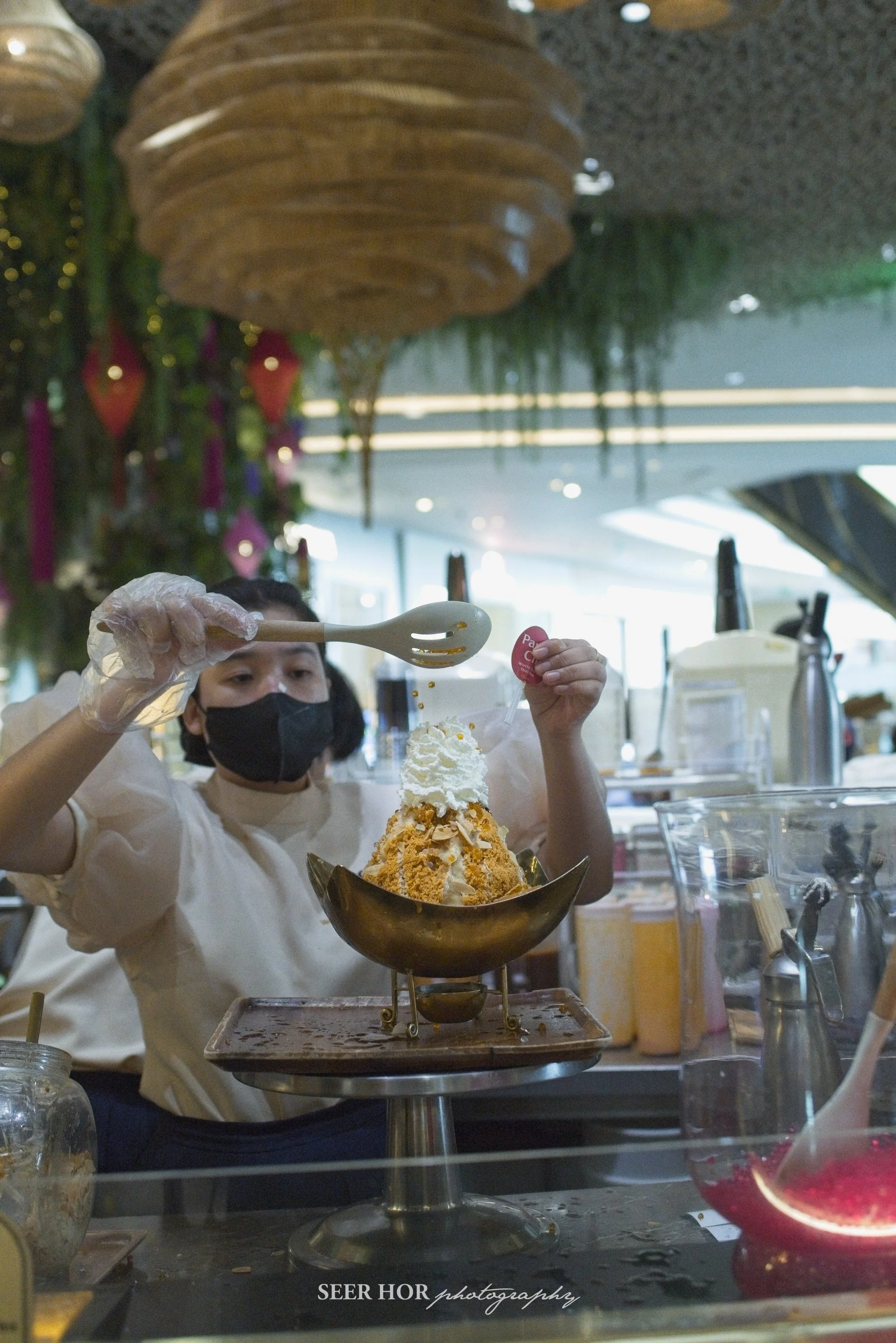 Thai tea Bingsu @Pang Cha
