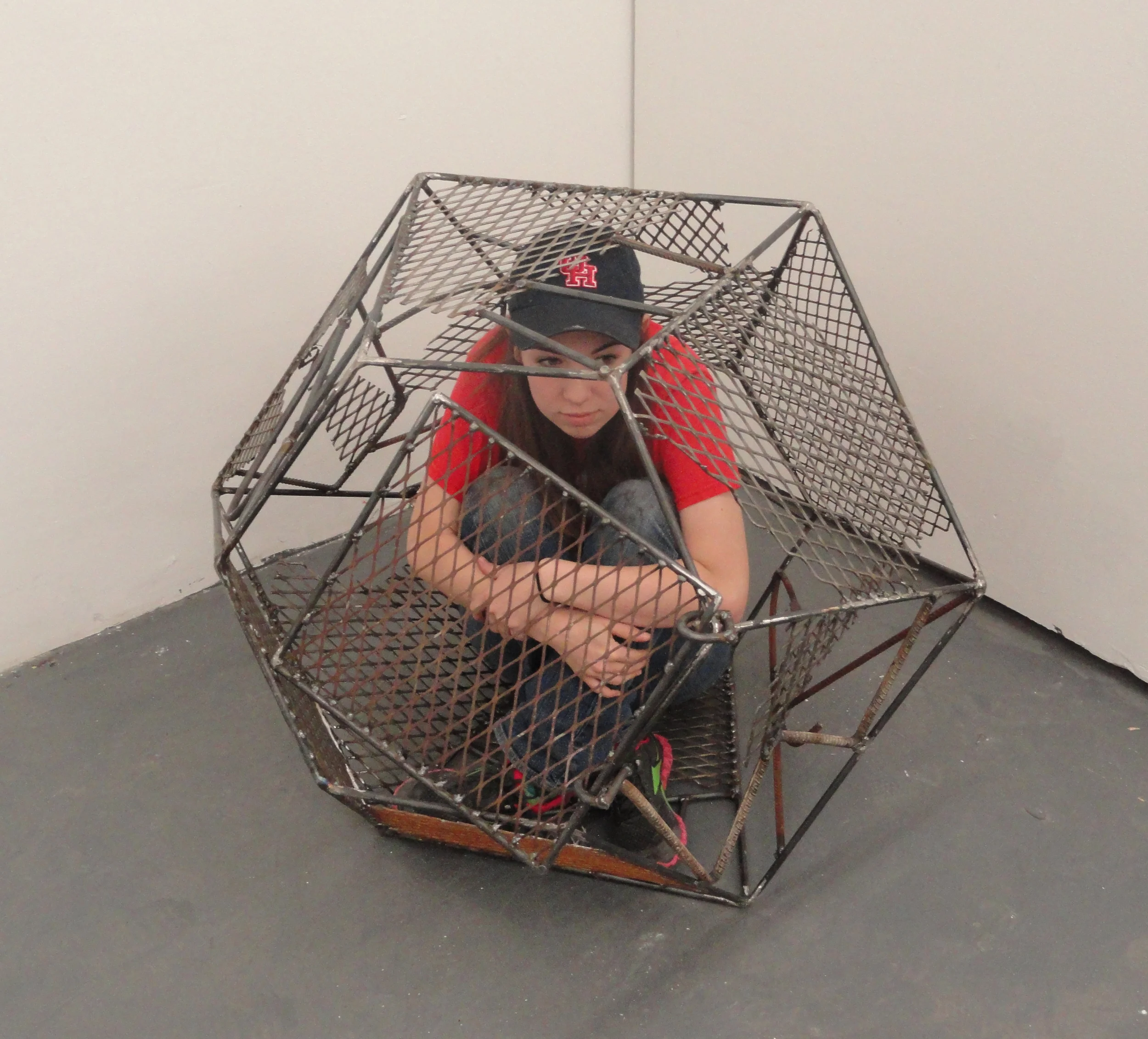 Cages Project Sculptural Processes 36” x 36” x 36” steel 2013