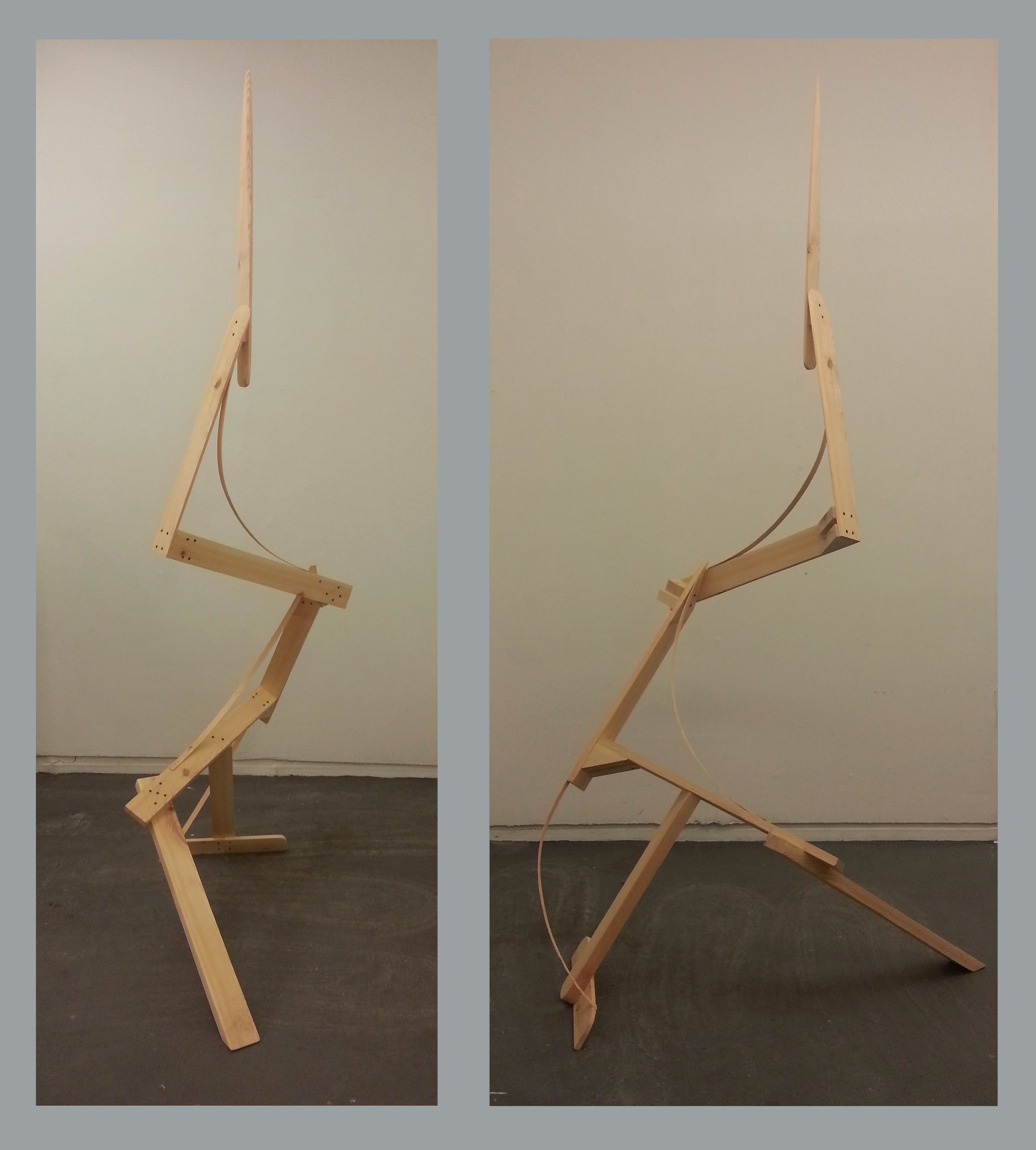  Towers Project  Sculptural Processes&nbsp;  28” x 112” x 40”  pine  2013 
