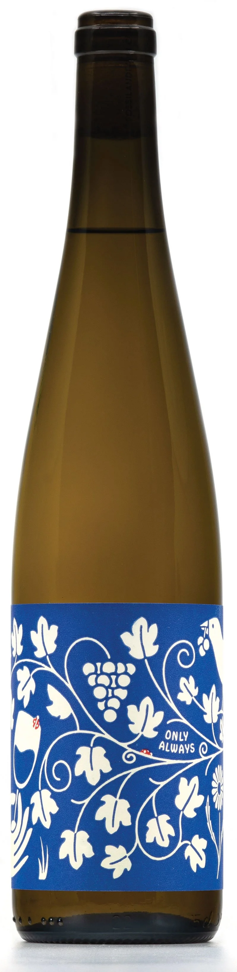 The bottle of our Only Always white wine.