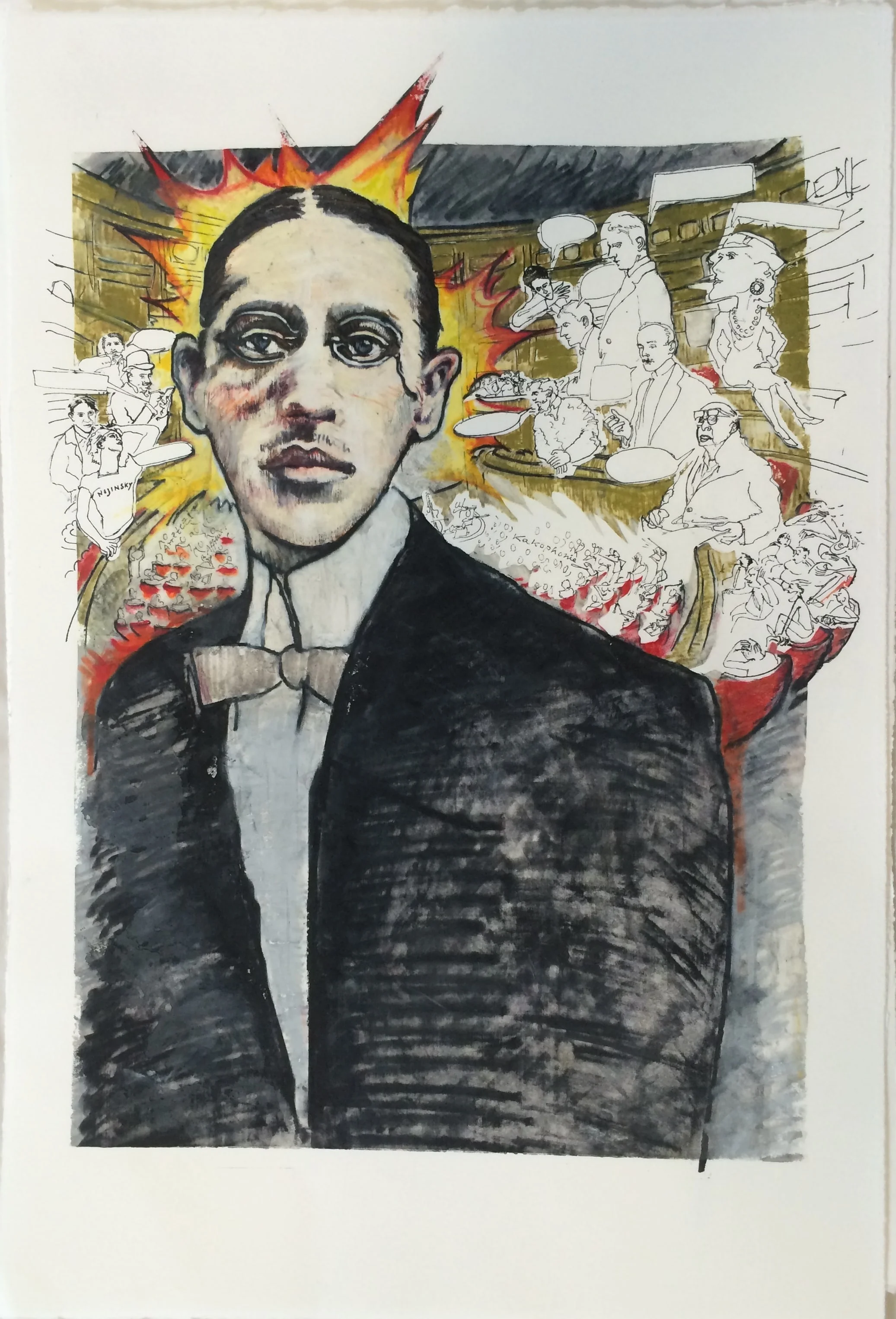 Igor Stravinsky, " Le sacre du printemps" 2015, 22 x 15 in, (56 x 38cm)