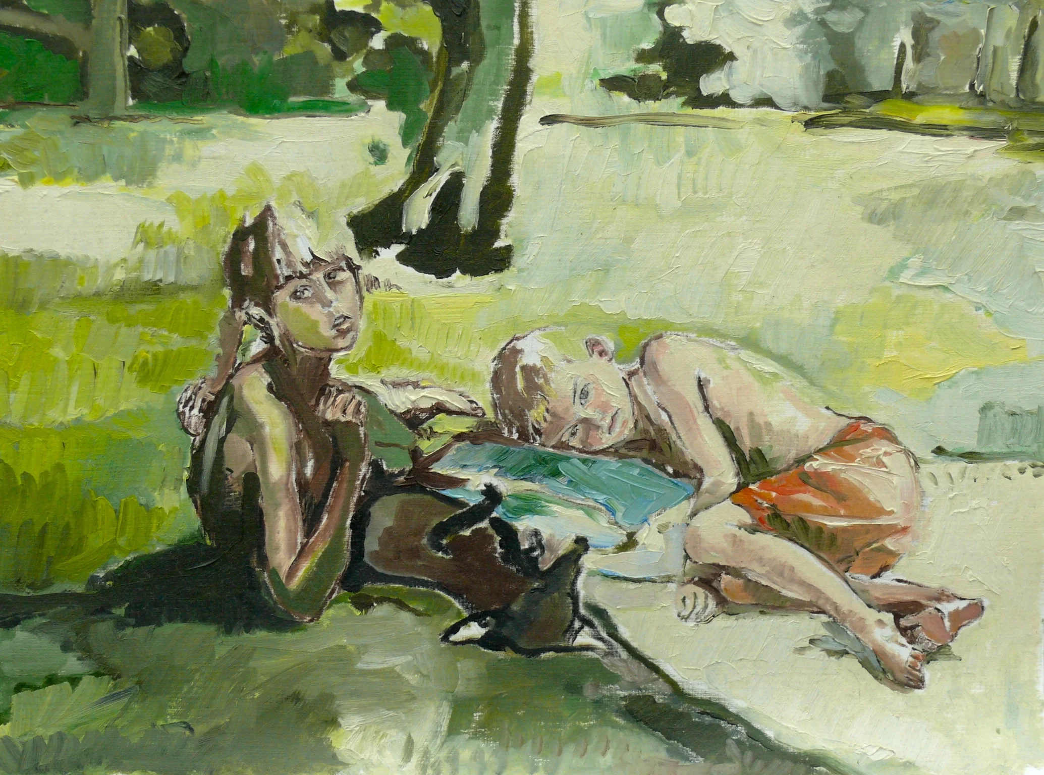 Die Picknickdecke, the blanket