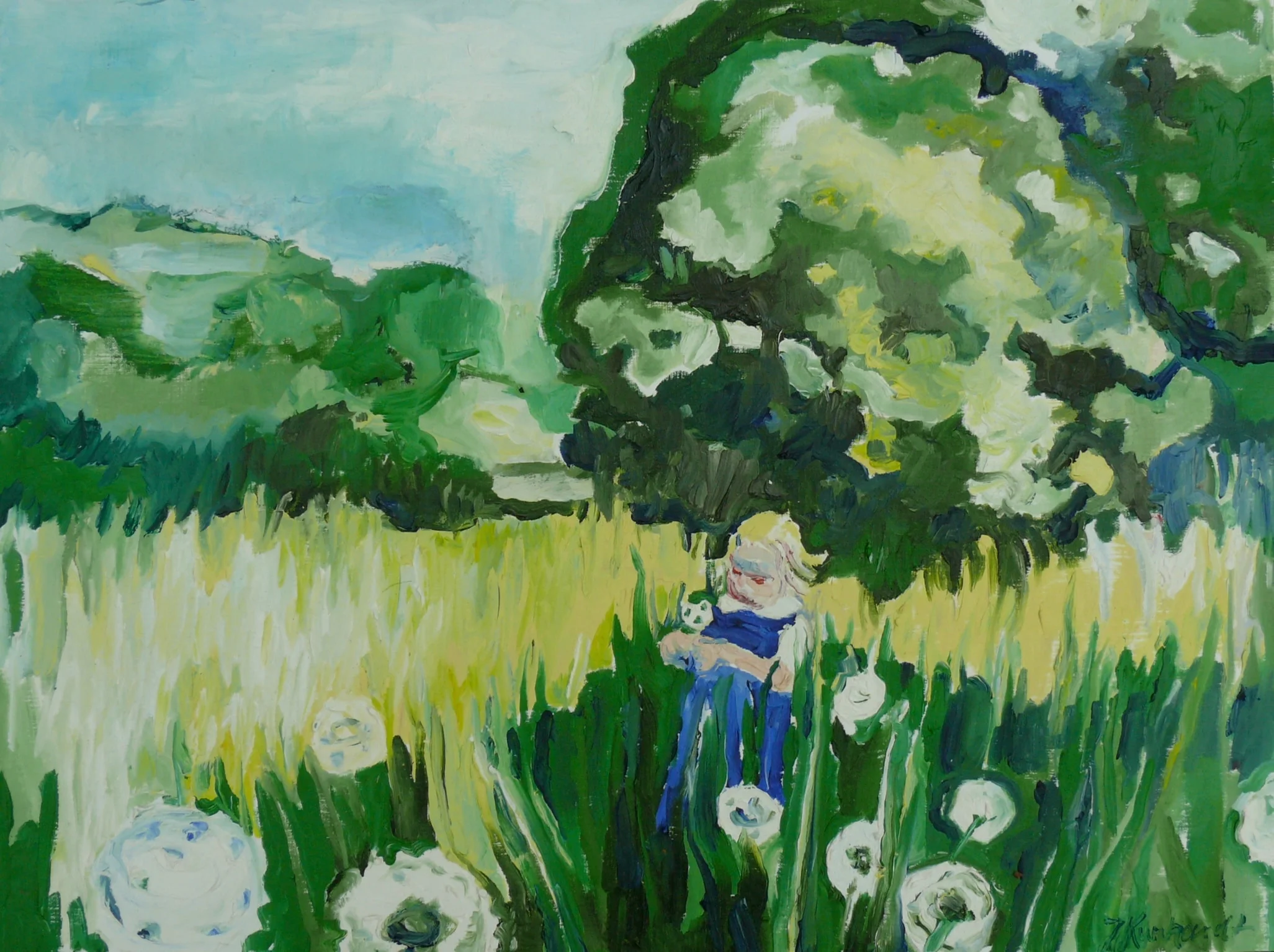 Pusteblumen, dandelions