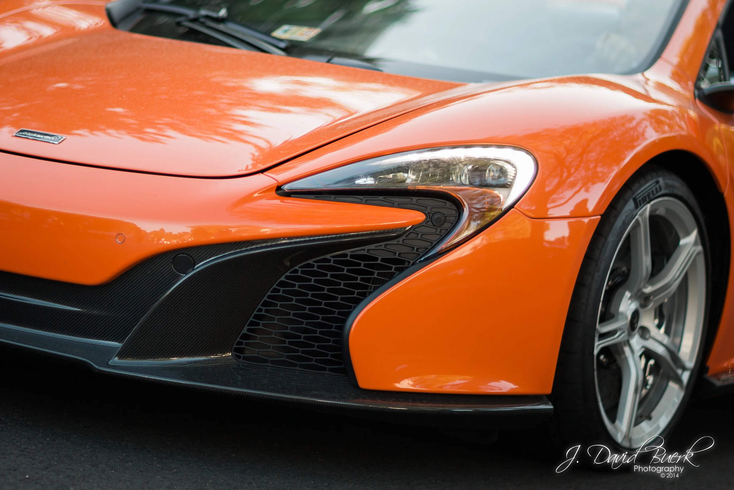 A McLaren 650S Coupe at Katie's Cars and Coffee on Memorial Day Weekend.
