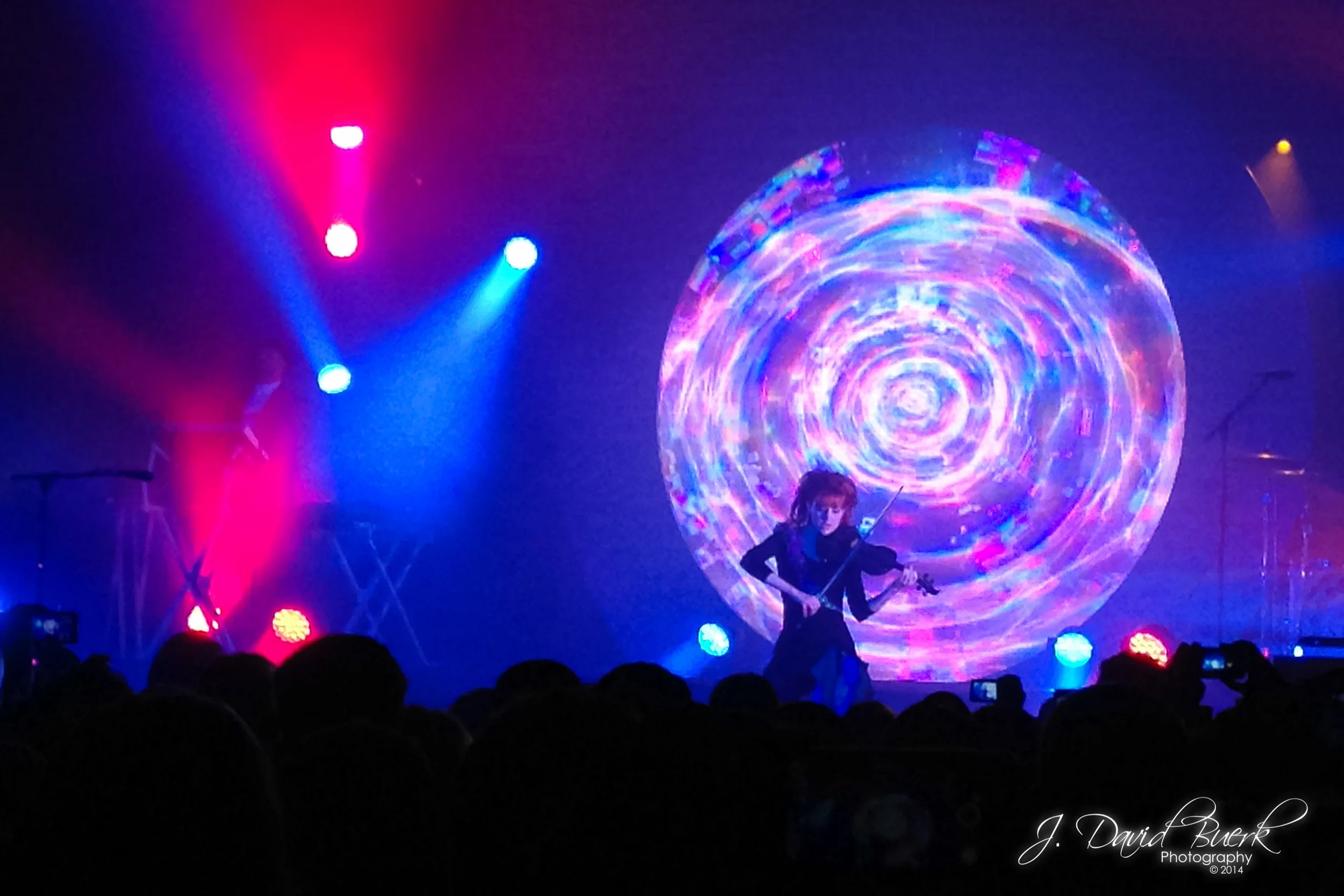 Lindsey Stirling performs live in Washington, DC. The girl has her own personal Stargate.