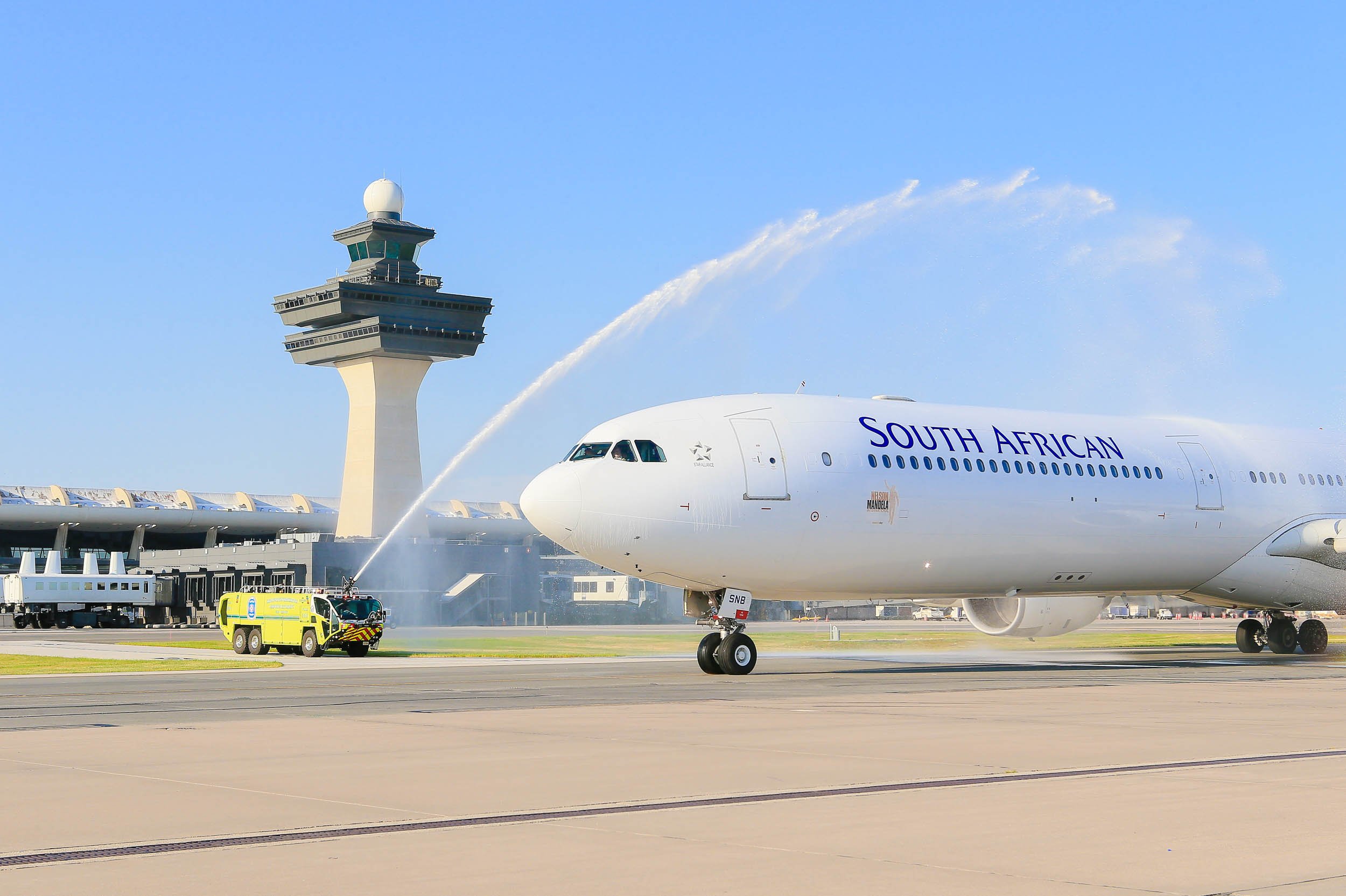 South African Airways at IAD