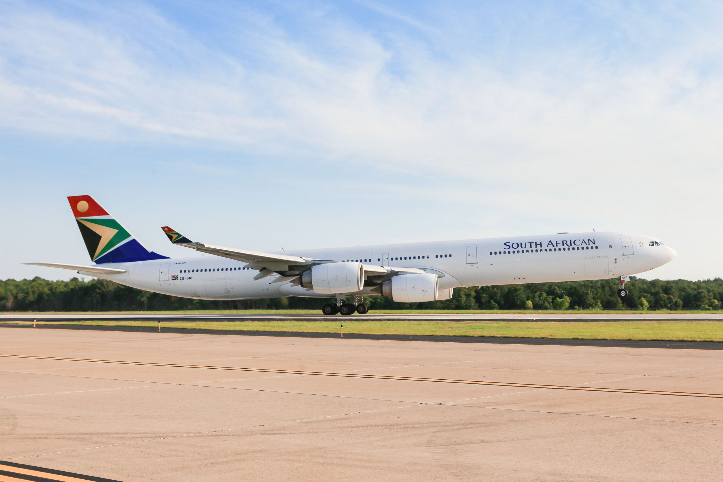 South African Airways at IAD