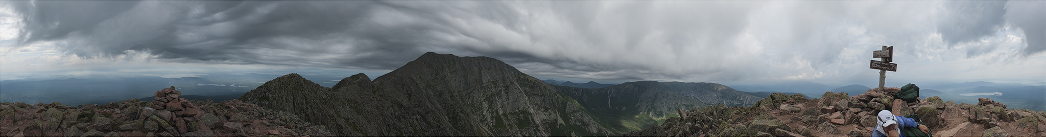 Mt Katahdin from Pamola Peak