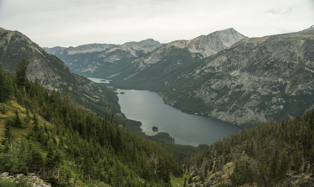 Mystic Lake from the Switchbacks