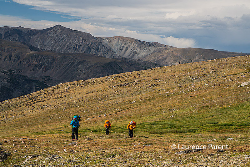 Hiking across Froze-to-Death Plateau