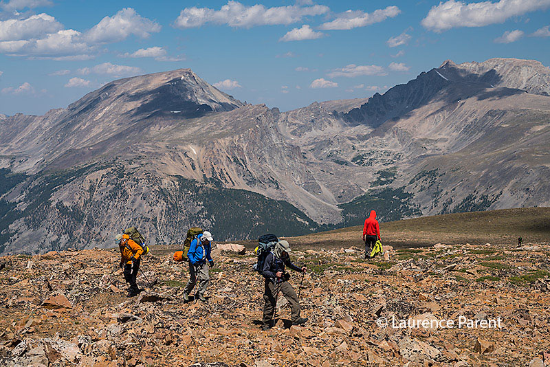 Hiking across Froze-to-Death Plateau