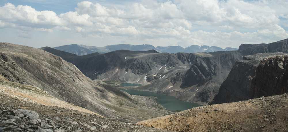 View from high camp on the plateau.