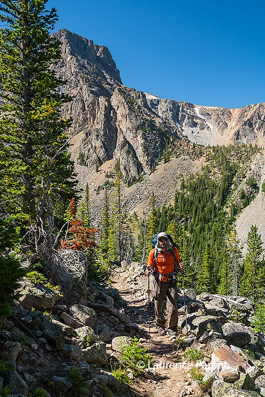 A leisurely hike down the switchbacks.