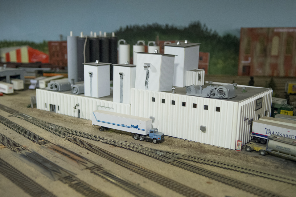 Model train exhibit in Sibley