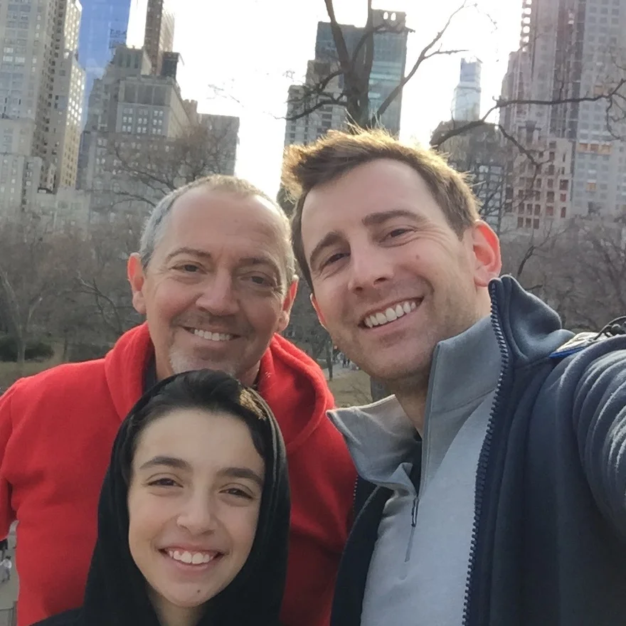 Central park, bish.