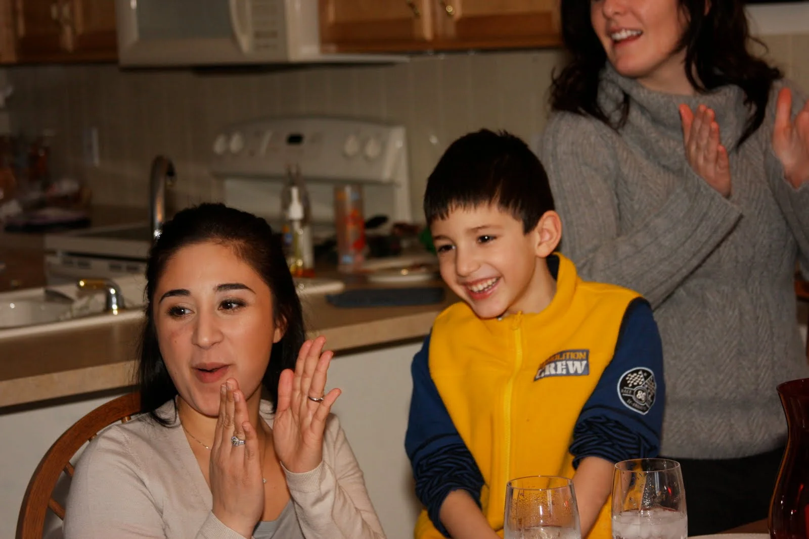 Kathy, Cole and Kelly Clapping.jpg