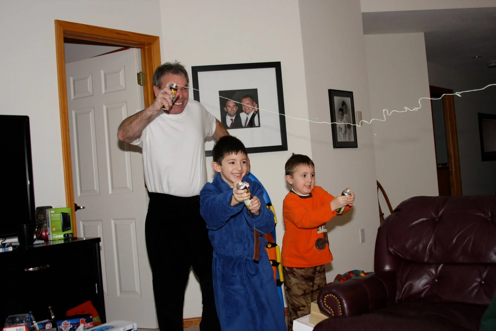 Dad, Cole, Peyton Silly String.jpg