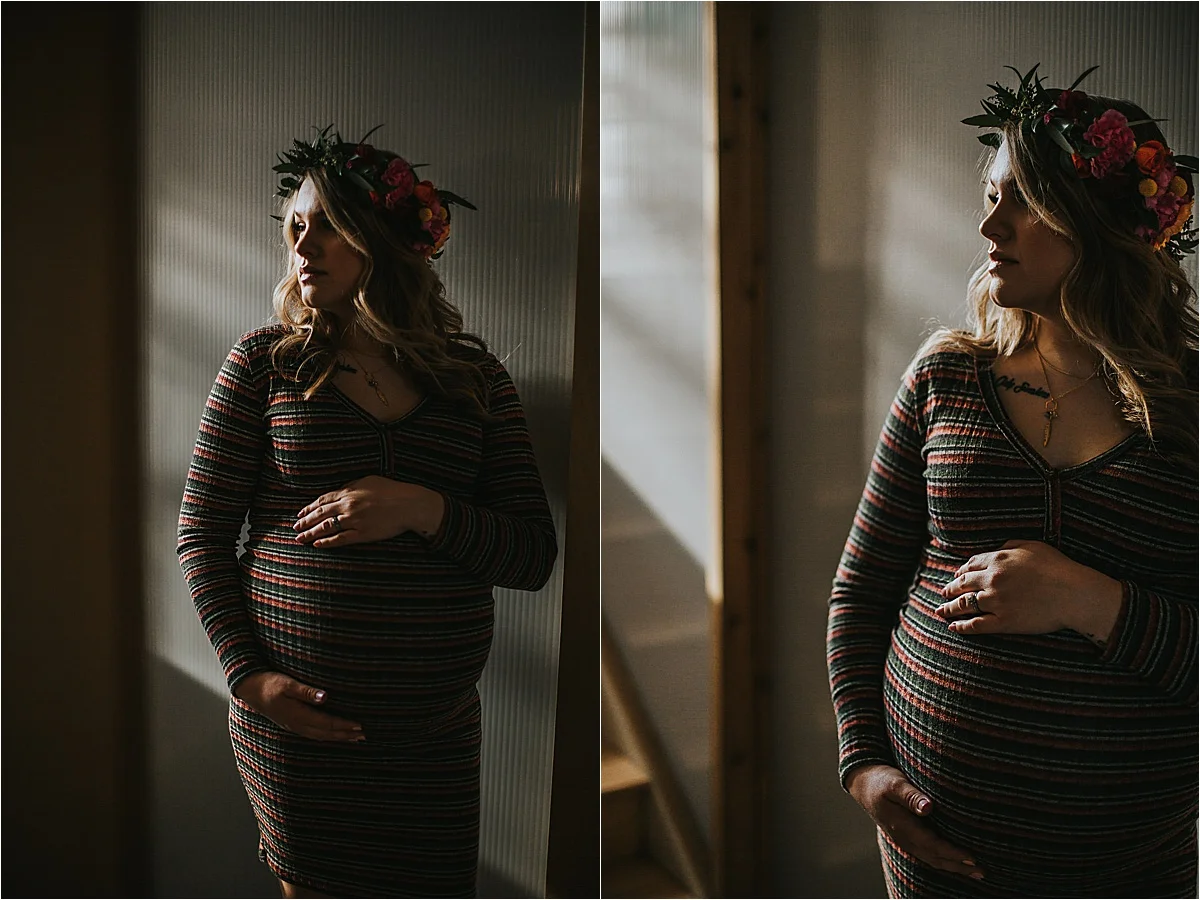 Moody-Boho-Calgary-Maternity-Photographer