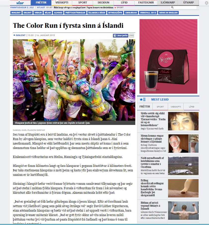 visir The Color Run í fyrsta sinn á Íslandi.JPG