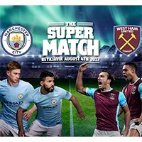 Manchester City - West Ham PR og viðburðarstjórnun The Super Match á Laugardalsvelli.