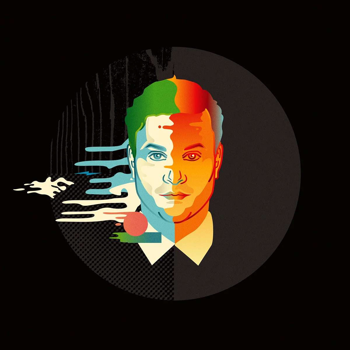  Josh portrait illustration. 